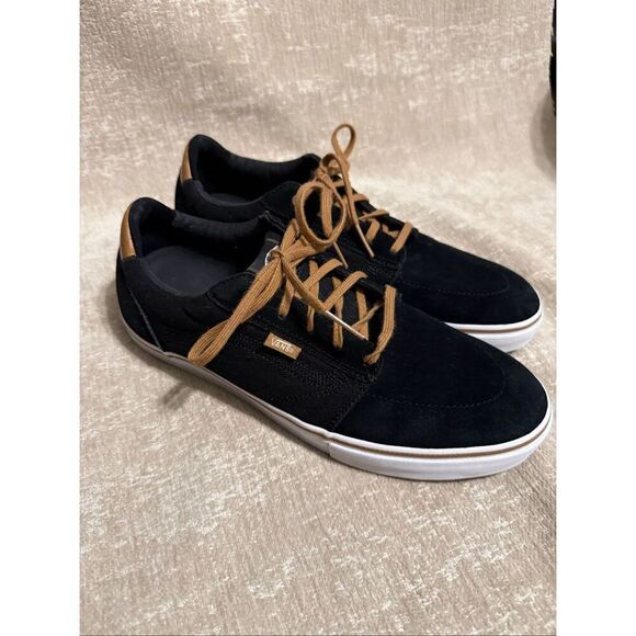 Vans Men\'s Lindero Suede Leather Lace Up Low Top Skateboard Shoes Black Sz 11.5 main image 10
